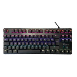 TECLADO MECANICO GAMER XZEAL, SWITCH ROJO, USB, NEGRO XZKX020B