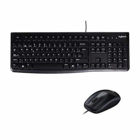 KIT LOGITECH MK120 TECLADO Y MOUSE ALAMBRICO USB (920-004428)