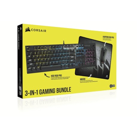 KIT CORSAIR 3 IN 1 K60 RGB PRO + HARPOON RGB PRO + MM300(CH-910D519-SP)