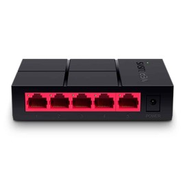 SWITCH ESCRITORIO MERCUSYS / 5 PTOS GIGA/ PLUG&PLAY/ MS105G
