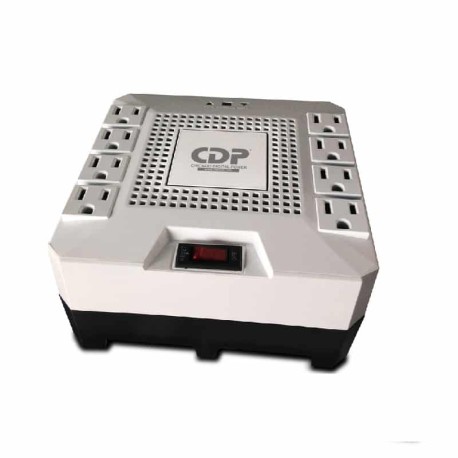 Regulador  Marca Cdp Mod R-avr1808 1800va/1000w 8 Contactos (r-avr1808)