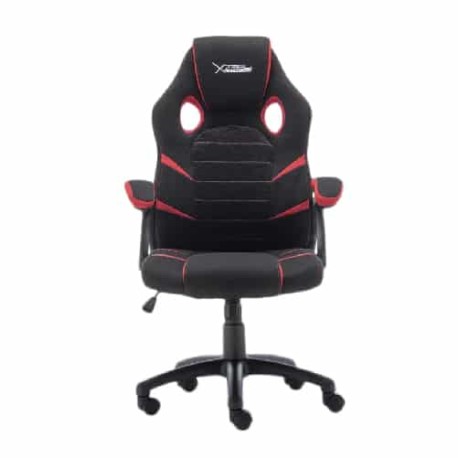 Silla  Gamer Xzeal Starter Roja Tela/foam Ergonomico P Clase 3 Xsst050r