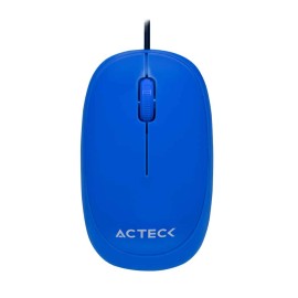 MOUSE ALAMBRICO ACTECK-E USB/1000 DPI/AZUL AC-928861