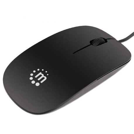MOUSE ECONOMICO MANHATTAN USB NEGRO 177658