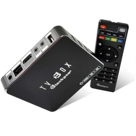 TV BOX BLACKPCS 4K 3D WIFI RED CONTROL NEGRO (EO104K-BL)
