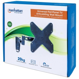 SOPORTE TV MANHATTAN P/PARED 20KG, 23 A 42 ARTICULADO 423755