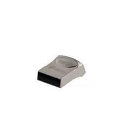 MEMORIA USB STYLOS 16GB FLASH 2.0 PLATA METAL MINI (STMUS42S)