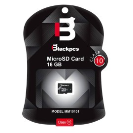 MEMORIA MICRO SDHC BLACKPCS 16GB CLASE 10 (MM10101-16)