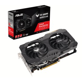 TARJETA DE VIDEO ASUS TUF-RX6500XT-O4G-GAMING OC 4GB GDRR6/HDMI/DP