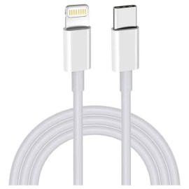 Cable  ADATA Tipo C / Lightning Apple 1m Blanco (amficpl-1m-cwh)