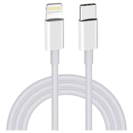Cable  ADATA Tipo C / Lightning Apple 1m Blanco (amficpl-1m-cwh)