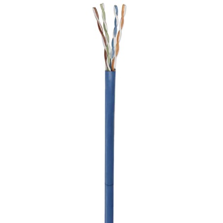 Bobina  Intellinet Cat5e Utp Cca Solida Color Azul 24awg 305 Mts 362344