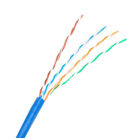 Bobina  De Cable Utp QIAN Qgr-nc006 Cat6 Azul23 Awg Interior