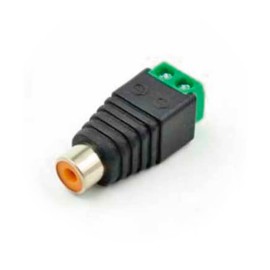 CONECTOR QIAN QAY-60305 CAT5-CAT6 UTP AUDIO/RCA HEMBRA/VIDEO, P/CCTV